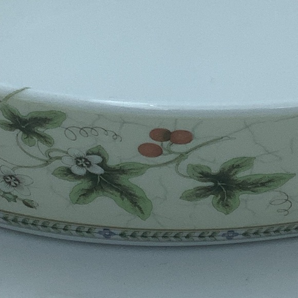 Vintage Wedgwood Fleur Oval Baking Dish - Picture 13 of 15